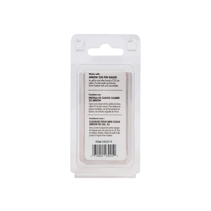 Arrow Fastener Arrow 23G25-1K Arrow 1-Inch Pin Nail, 1000-Pack - Image 5